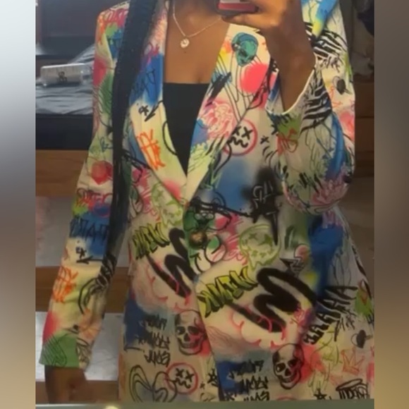 Graphic blazer - Picture 2 of 2